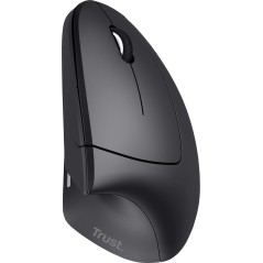 Trust Verto Optical Wireless Mouse - Sleek Black Design, Ergonomic & High Precision - Model 8713439228793